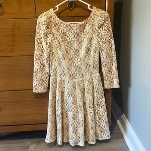 Nordstrom En Creme Lace Dress